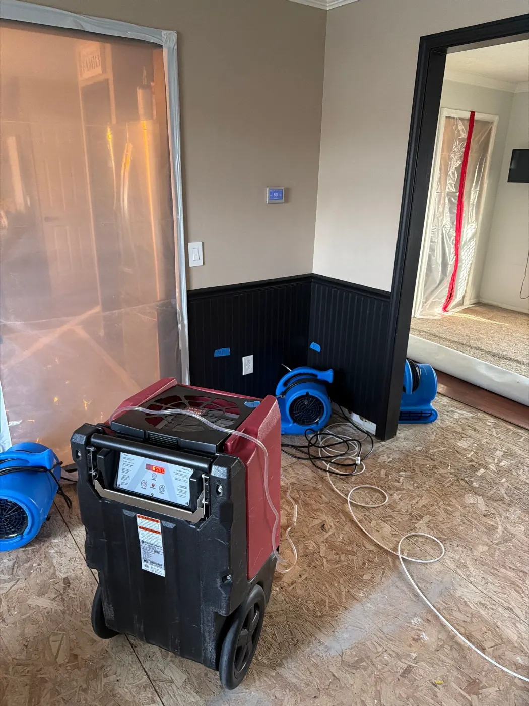 Water damage restoration by Royal Run Water Restoration near Zionsville, IN